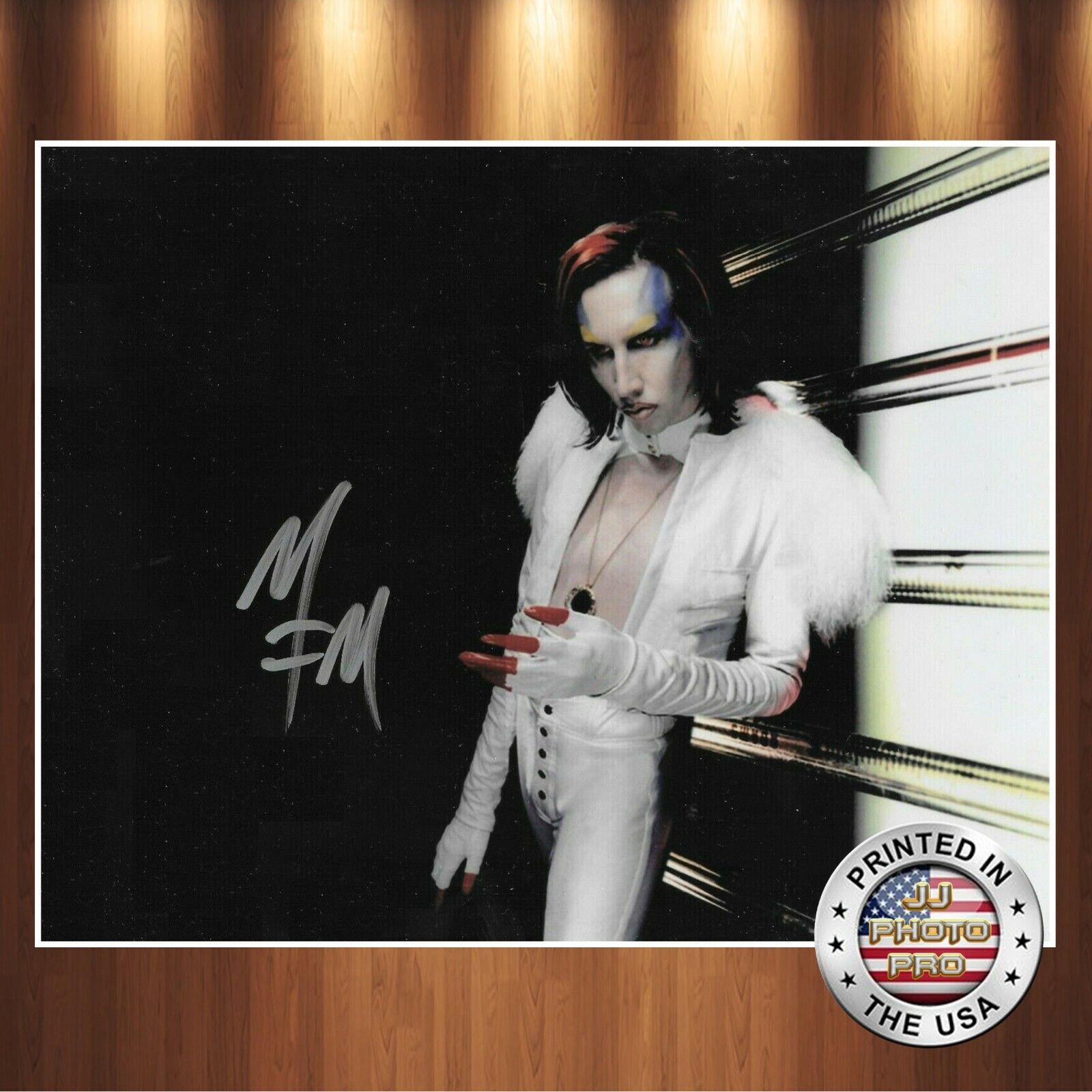 Marilyn Manson Autographed Signed 8x10 Photo Poster painting REPRINT