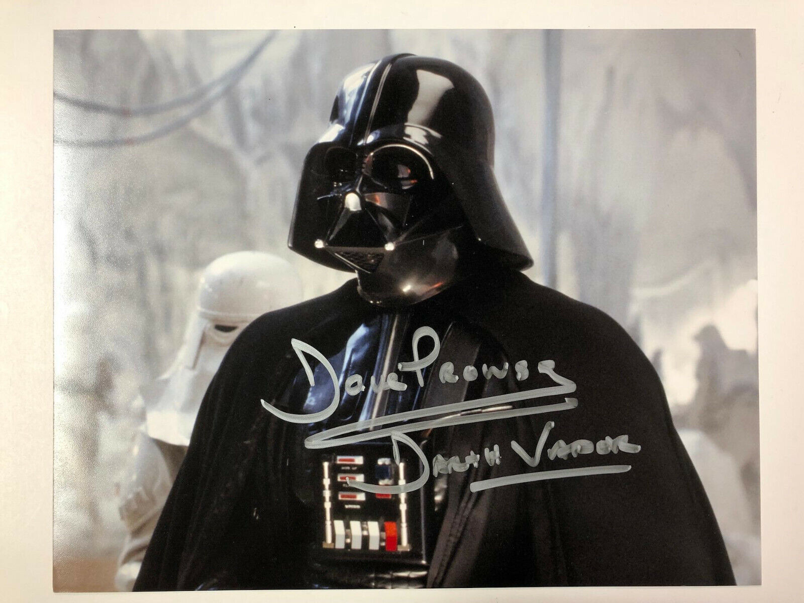 DAVE PROWSE Signed 'Darth Vader' Photo Poster paintinggraph - Film Star Actor - preprint