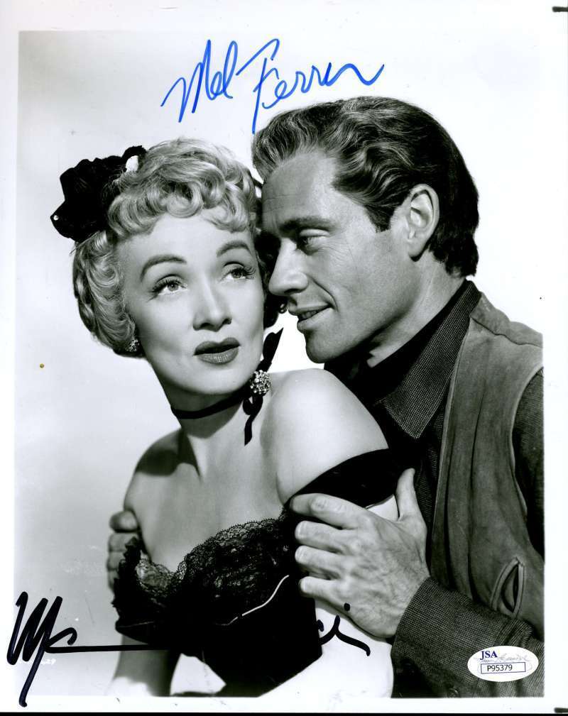 Mel Ferrer Marlene Dietrich Jsa Coa Hand Signed 8x10 Photo Poster painting Autograph