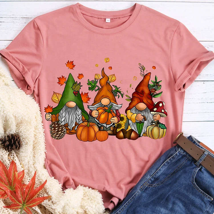 🍁Be Thankful - Happy Fall Y\\\\\\\'all Funny Sunflowers Pumpkin T-Shirt