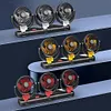3 Head Electric Car Fan 2 Speeds Auto Air Circulation Fan for Home Desk Office