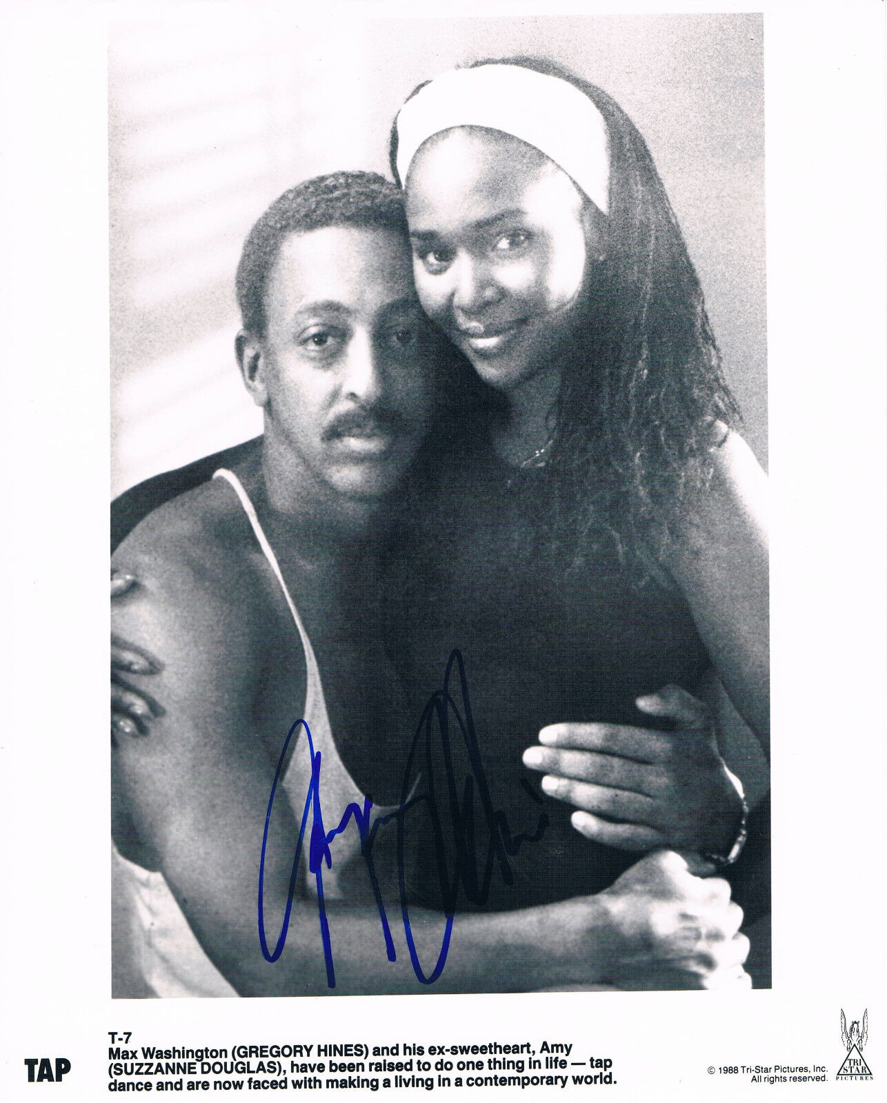 Gregory Hines 1946-2003 genuine autograph 8x10