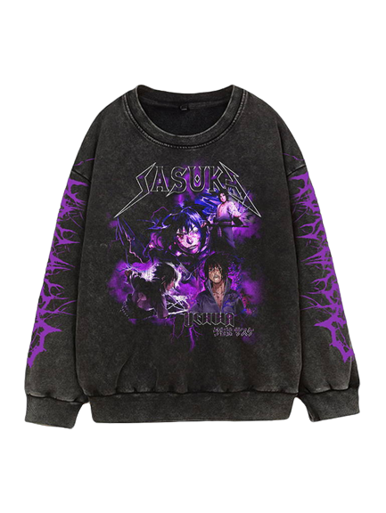 【Preorder】Sasuke Vintage Sweatshirt-Ship on Jan 27th