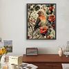 (US Only)Paint By Numbers Kit On Canvas DIY Oil Art Flower Bird Home Wall Decor 40x50cm