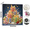 DIY Special Shape Diamond Painting Pearl Art With Inner Frame Kit 25x25cm(Christmas Gift Tree)