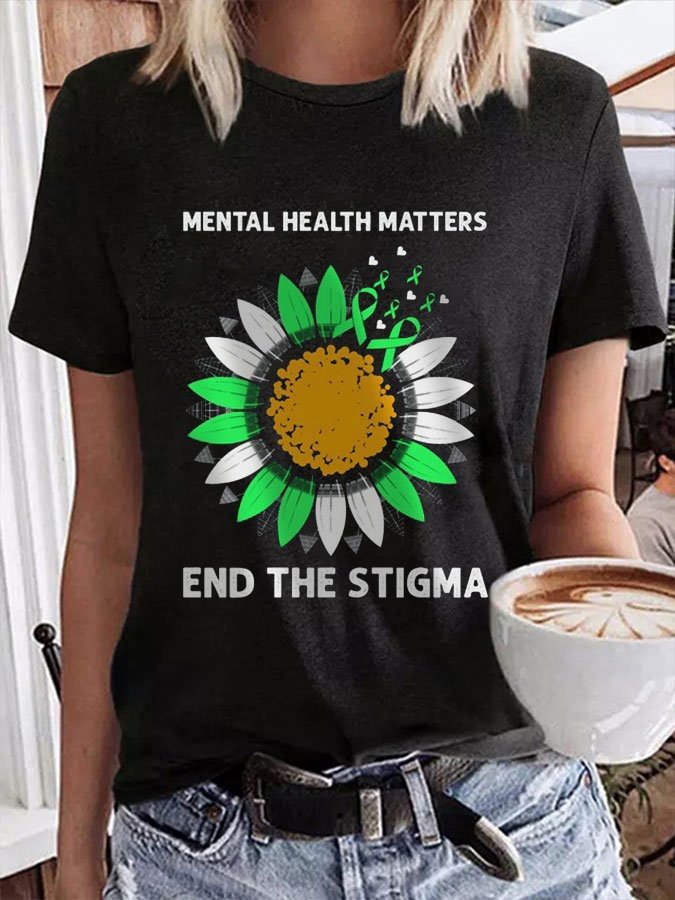 Mental Health Matters Print T-Shirt