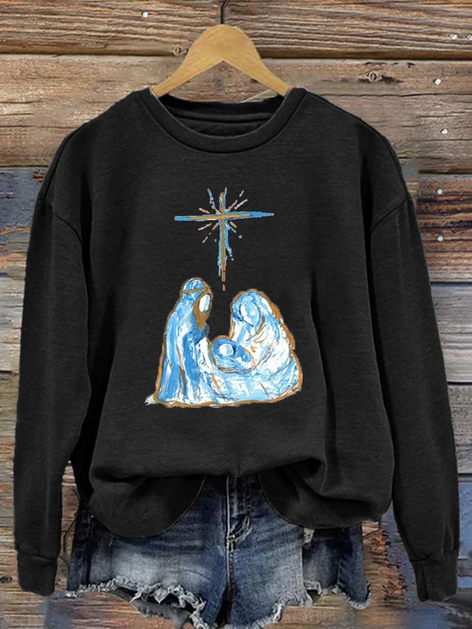 Faith Women's Casual Printed Sweatshirt