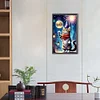 Diamond Painting -5D Round Partial AB Drill New Years Cat(35x55cm)
