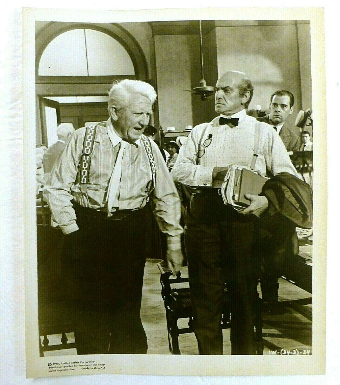 Lot of 2 SPENCER TRACY & FREDRIC MARCH 8x10 Photo Poster painting Inherit the Wind (1960) AK530