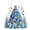 Acryl Weihnachtsschnee Baum - 5d DIY Handwerk Anhänger