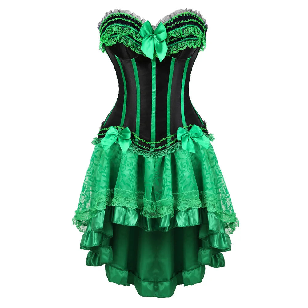 Churchf Churchf A Hair Model Body Suit Palace Harness Body Suit Green