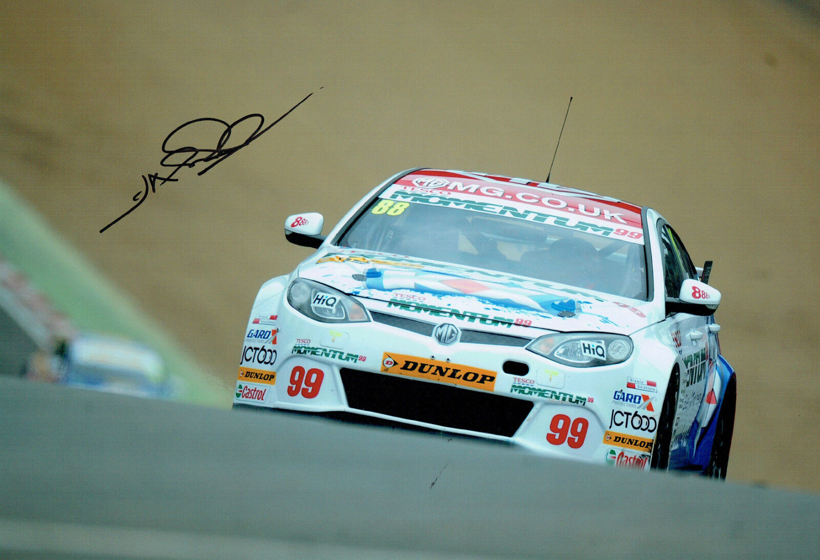 Jason PLATO Touring Car Champion SIGNED 12x8 Photo Poster painting AFTAL Autograph COA