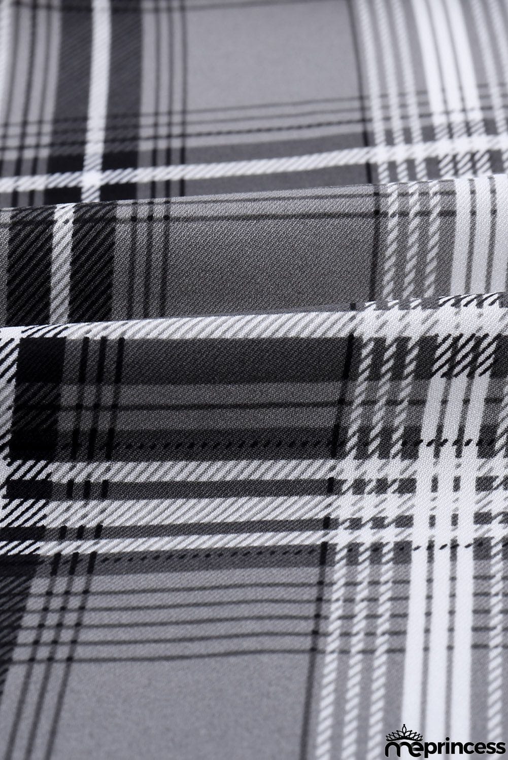 Plaid Drape Cardigan