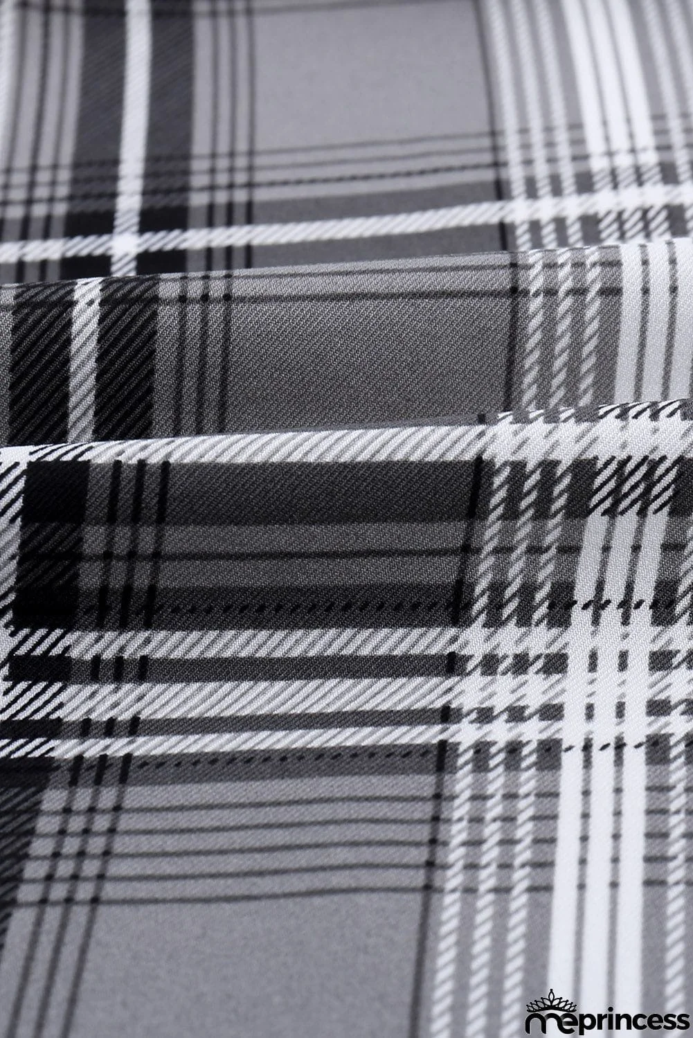 Plaid Drape Cardigan