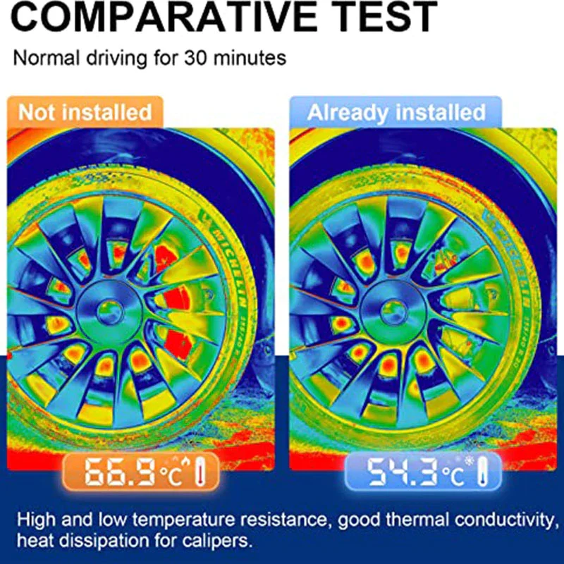 Complete set of car modified calipers for car AP brake cover (2pc)