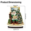 uk.everydayedeals (Limited Stock)DIY Wooden Diamond Painting Desktop Tabletop Ornament - Santa Claus