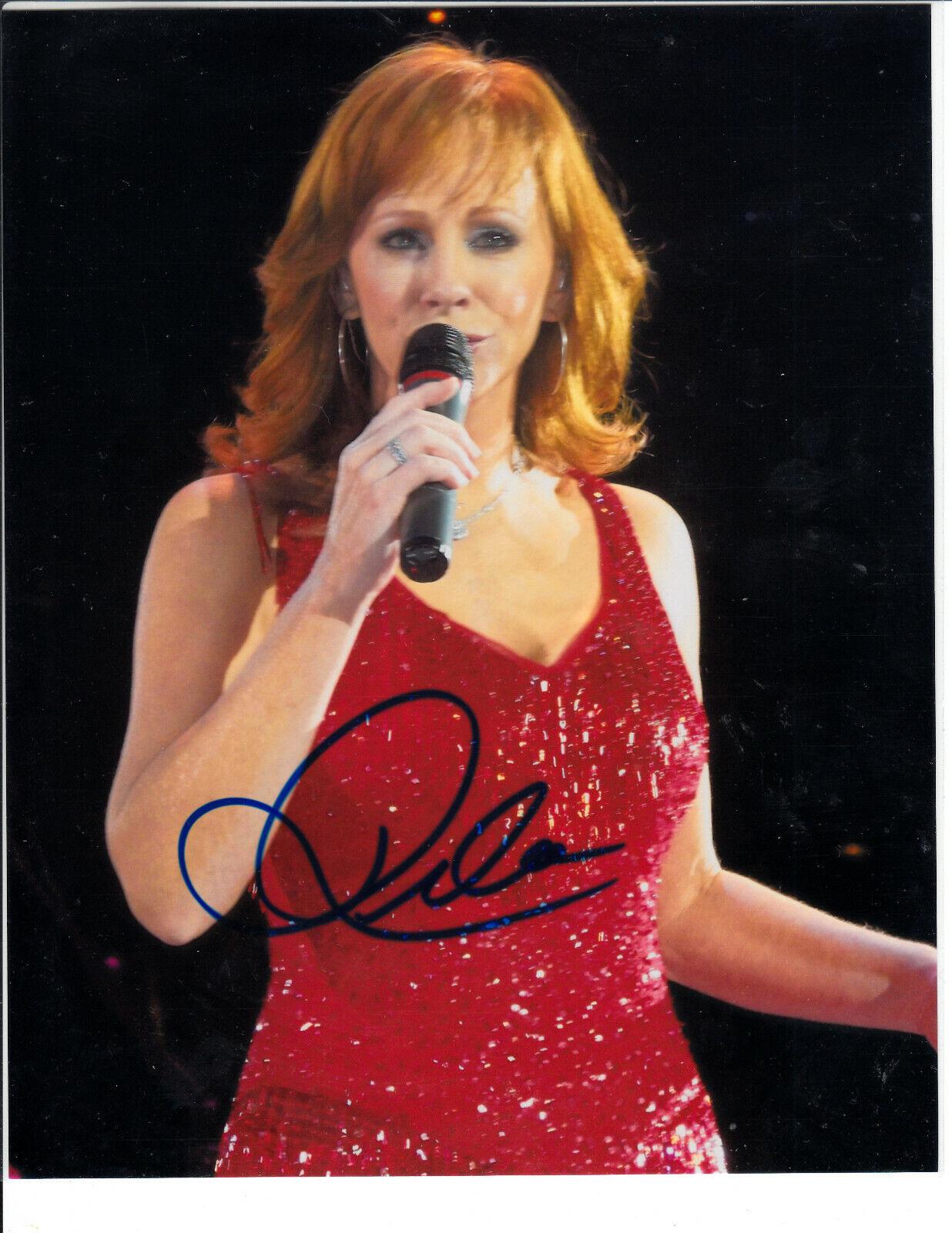 Reba McEntire (Country Legend) Signed Autograph 8x10