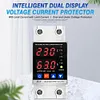 Over Under Voltage Protector 40A/63A 220V Dual Display Adjustable Protector