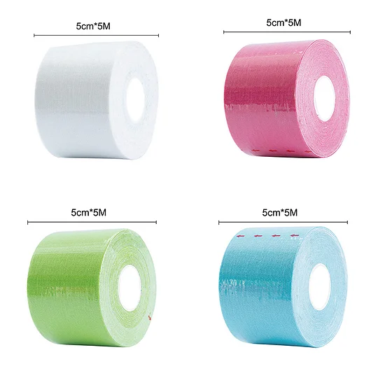 Ddmcloud 1 roll of 5M women's nipple cover push up bra with invisible body lifting sports tape adhesive bra intimate sexy bra cream