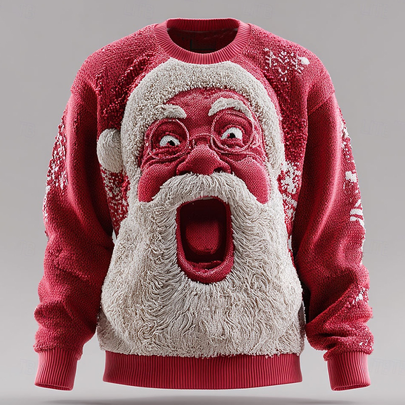 Men's Fun Santa Claus Cosplay Ugly Sweater elevenforest