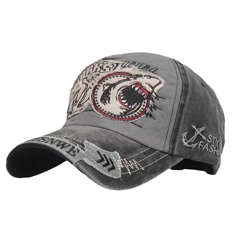 Embroidered Unisex Fishing Baseball Caps Womens Mens Outdoor Cotton Cap Adjustable for Summer Male Hats 2023 High Quality