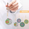 4pcs DIY Full Special-Shaped Diamond Painting Bag Pendant Mandala Keychains