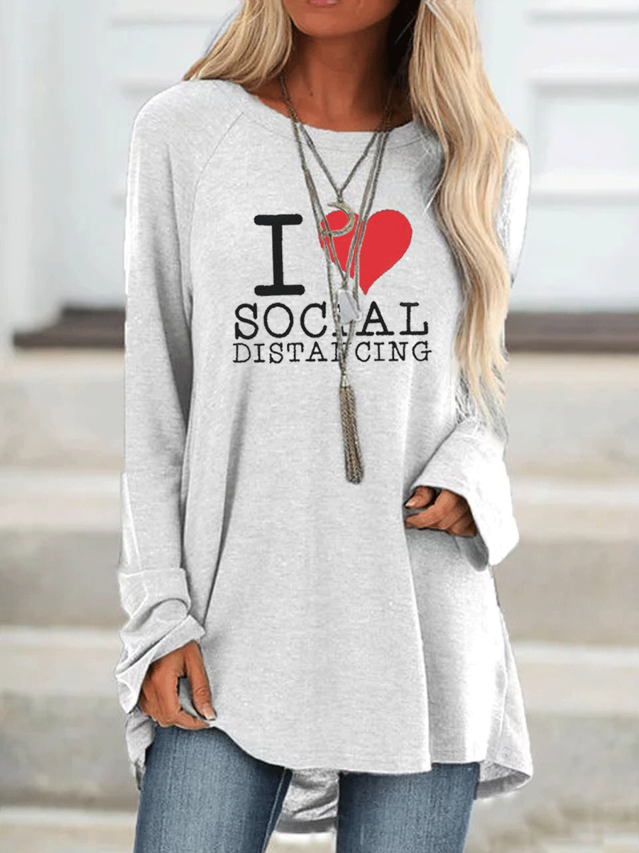 I Heart Social Distancing T-shirt