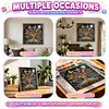 Moonlit Golden Butterfly Special Shaped 5D DIY Partial Drill Diamonds Dots Gem Art Kits 11.81 X11.81inch Diamond Dots Paintings Diamonds Paintings Gem Art for Adults Beginners Home Decor