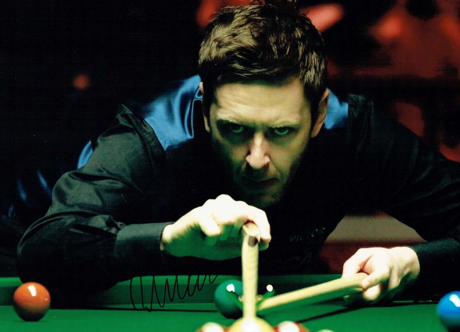 Ricky WALDEN 2018 Signed Autograph 16x12 Photo Poster painting B SNOOKER Crucible AFTAL COA