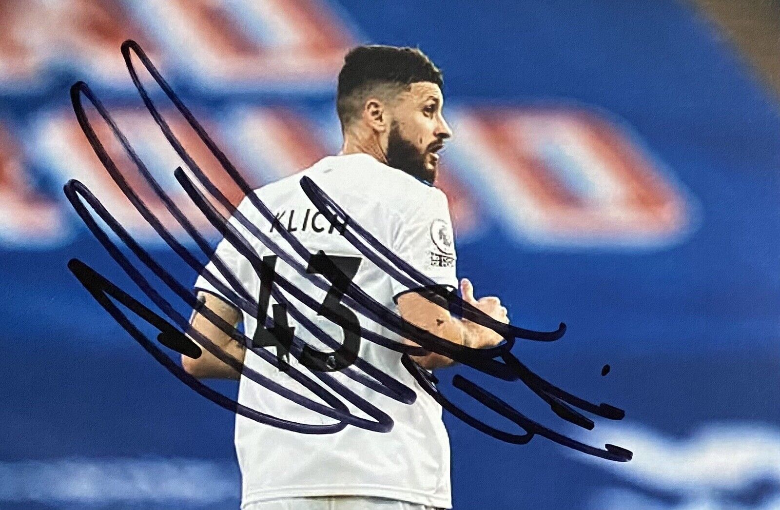 Mateusz Klich Genuine Hand Signed Leeds United 6X4 Photo Poster painting 3