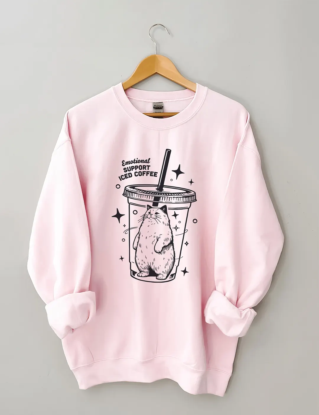 Emotional Support Iced Coffee Sweatshirt