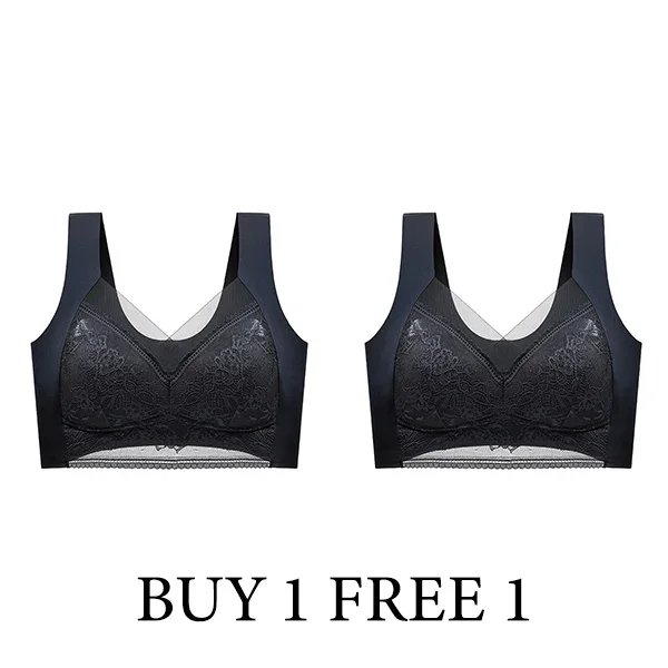 💖 Women's Lace Ice Silk Bra 💖 (BUY 1 FREE 1)
