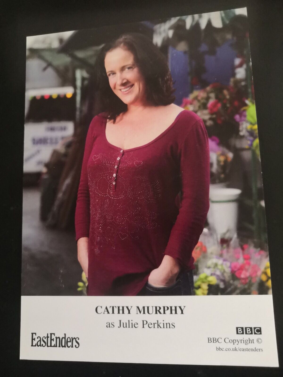 EASTENDERS UNSIGNED CAST CARD OF CATHY MURPHY