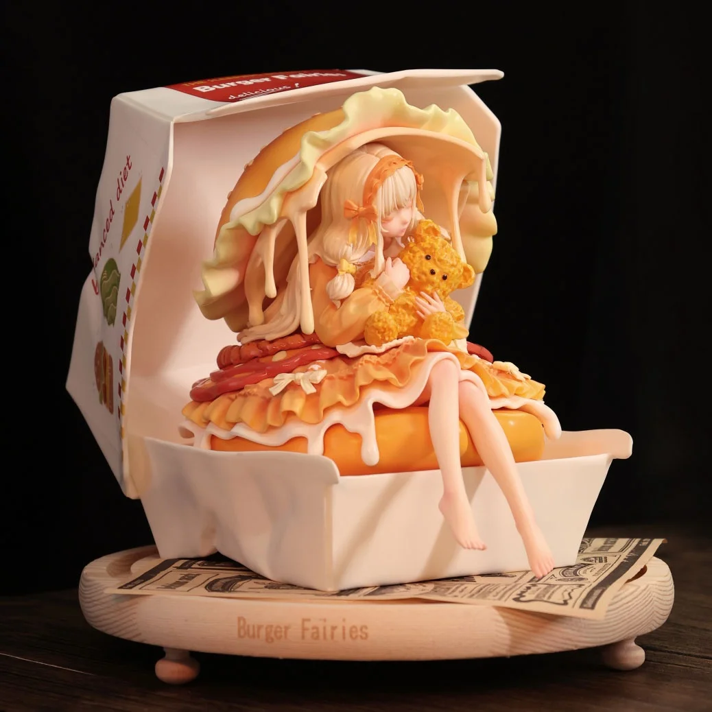 Burger Fairies Series Sweetheart Cheese Chicken Burger & Angus