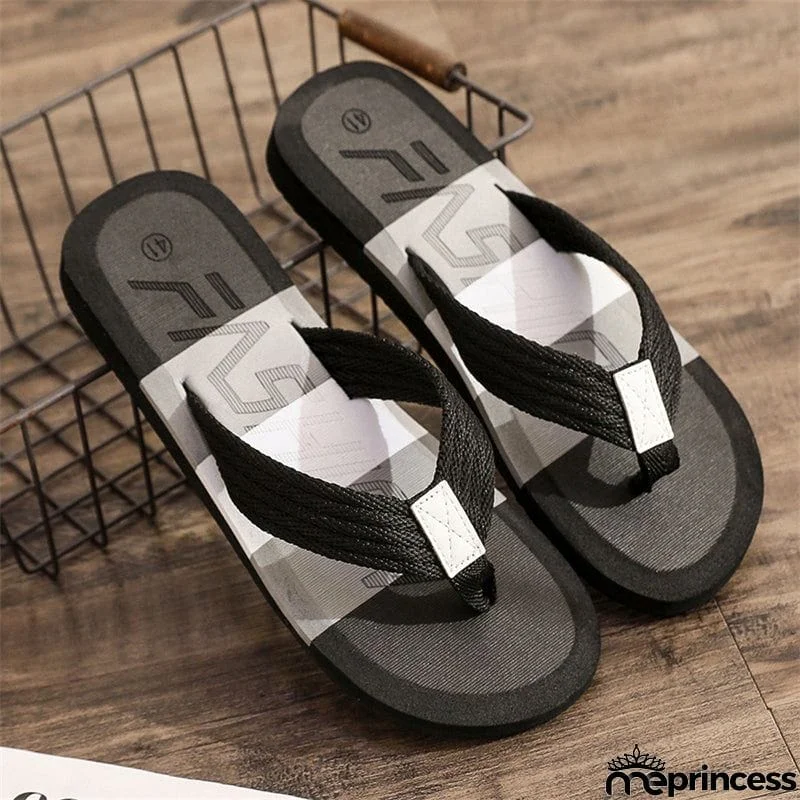 Trendy Outside Wear Male Non-slip Beach Sandals