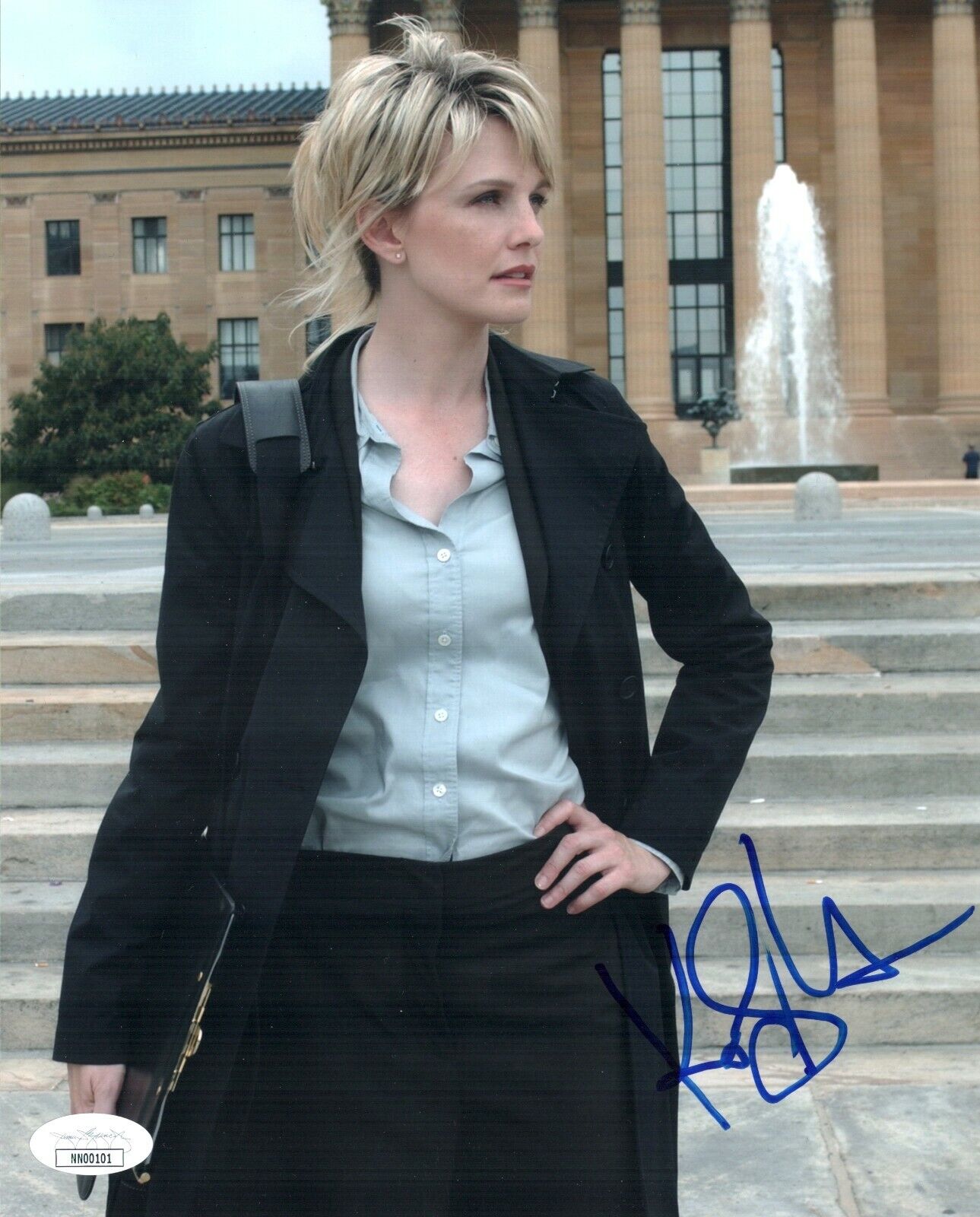 KATHRYN MORRIS Signed COLD CASE Photo Poster painting Autograph JSA COA