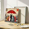 Framed Cat-Paint by Numbers Acrylic Painting 20*20cm(HOT)