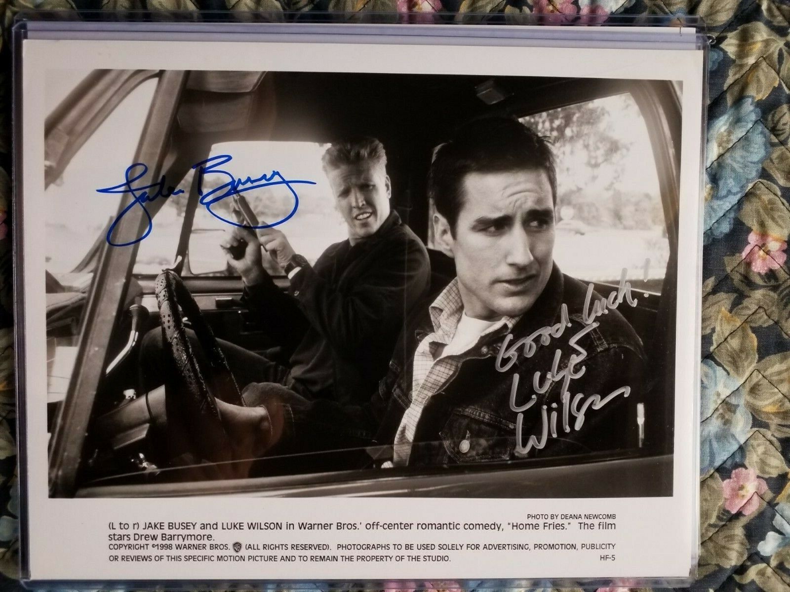 JAKE BUSEY & LUKE WILSON signed AUTOGRAPH 8 x 10 Photo Poster painting