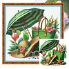 Holiday Umbrellas-11CT Stamped Cross Stitch 40*40cm/15.75*15.75in tapestrymarket