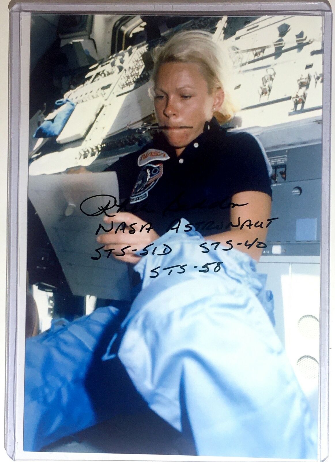 Rhea Seddon Signed 4x6 Photo Poster painting NASA Space Shuttle Astronaut Autograph Auto