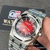 Audemars Piguet Royal Oak Jumbo Extra-Thin Titanium Red Dial 16202XT.OO.1240XT.01 (39mm) Super Clone
