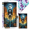 (40*70cm)Halloween Skeleton - Full Round Drill Diamond Painting