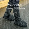 Reusable and Foldable Rain Boot Shoe Cover with Zipper, Non-slip, Reflective, Easy to Carry