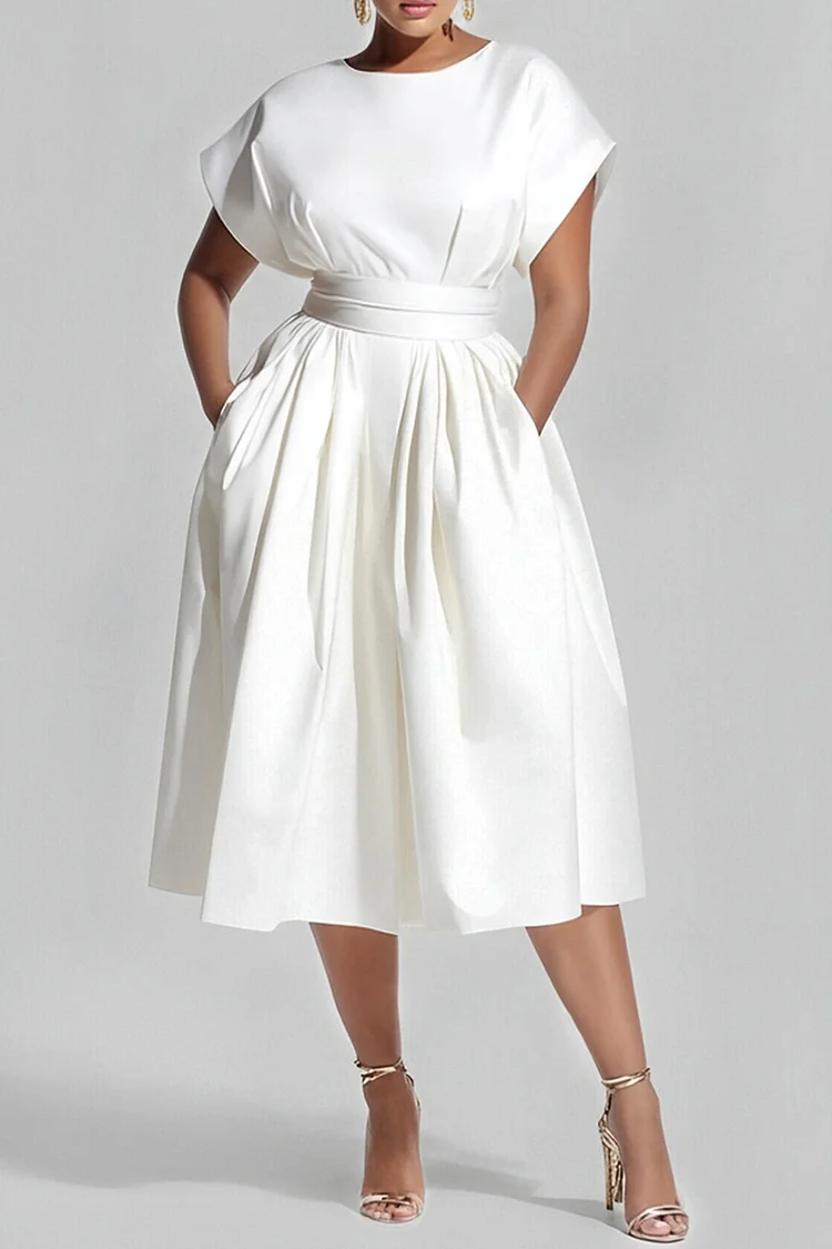 white satin dress short Short White Satin Ruffle Homecoming Dress