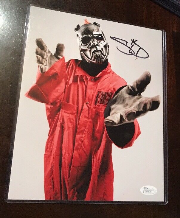 SID WILSON #0 signed SLIPKNOT 8X10 AUTOGRAPHED Photo Poster painting JSA Q00530