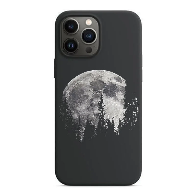 Moon Night Forest Print Phone Case in  mildstyles