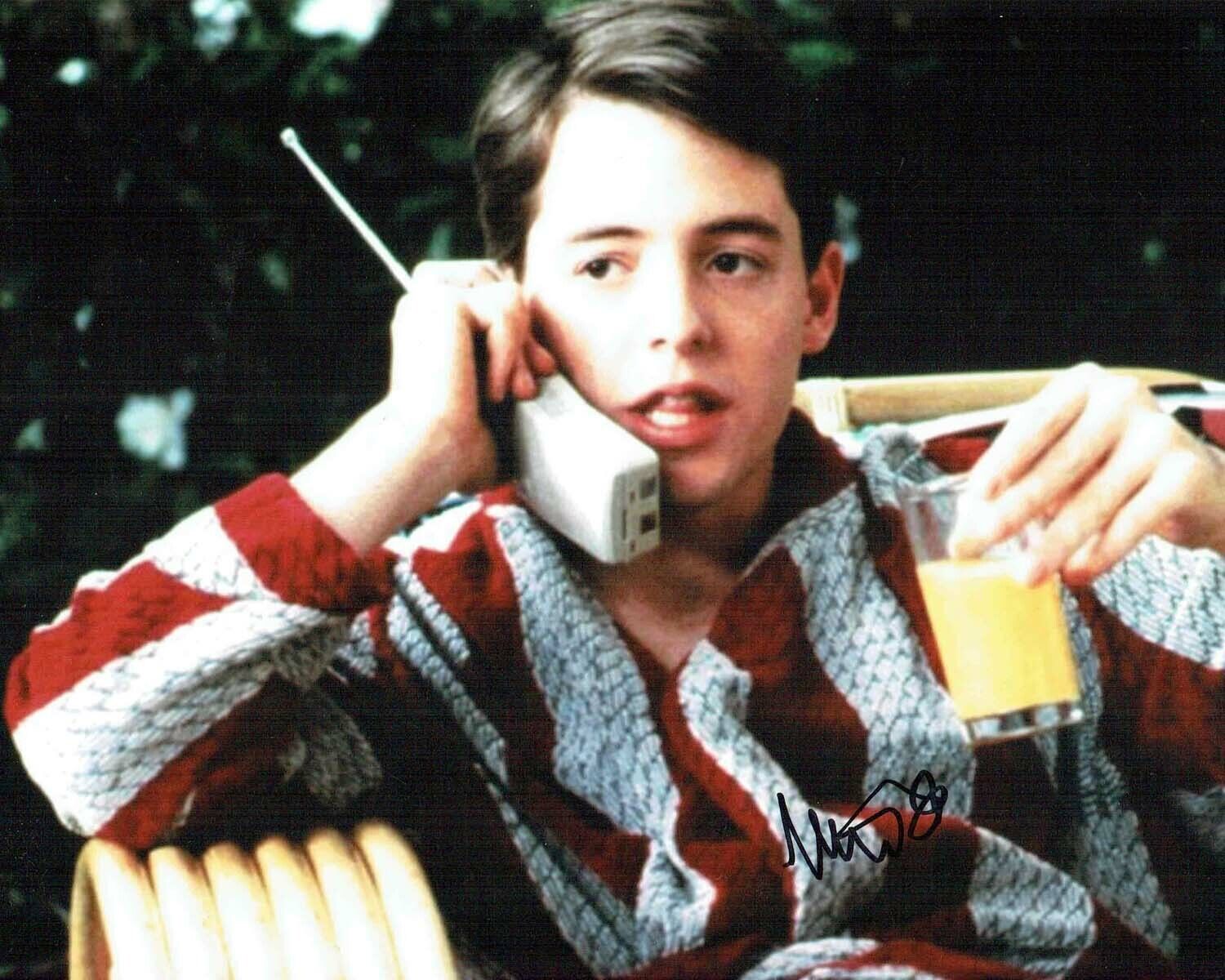 Matthew BRODERICK Signed 10x8 Photo Poster painting 2 AFTAL COA Ferris Bueller Day Off Movie