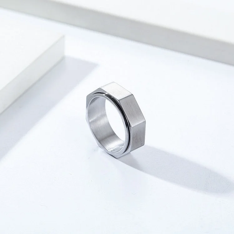 Personalized Fidget Ring For Men