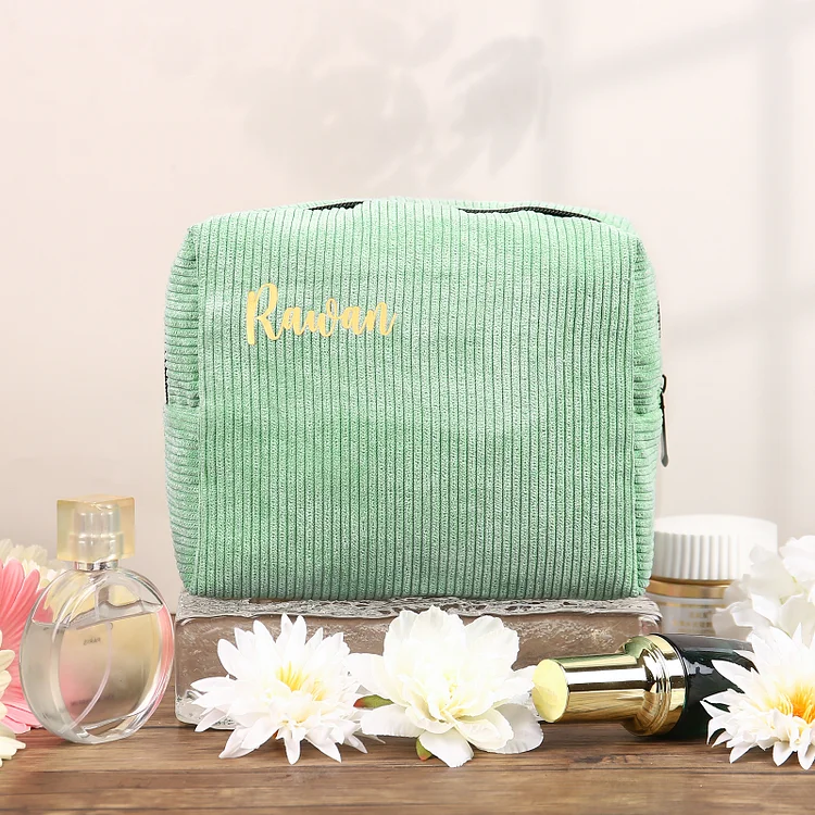 Personalized Name Multi-Functional Storage Bag Custom Zipper Makeup Bag Jewelry Storage Gifts for Her 