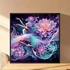 Diamond Painting-DIY Crystal Rhinestone Flowers and Dancing Girl(Box Packaging)